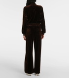 The Upside Castillon Roma velvet track pants