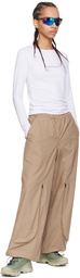 District Vision Beige Zip Pants