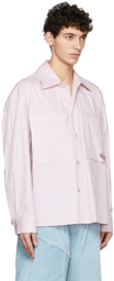 Wooyoungmi White & Red Cotton Shirt