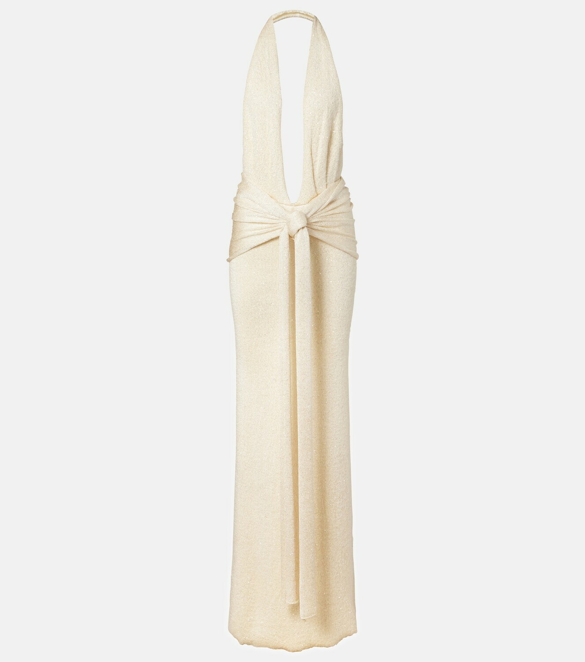 Aya Muse Sereia sequined halterneck gown