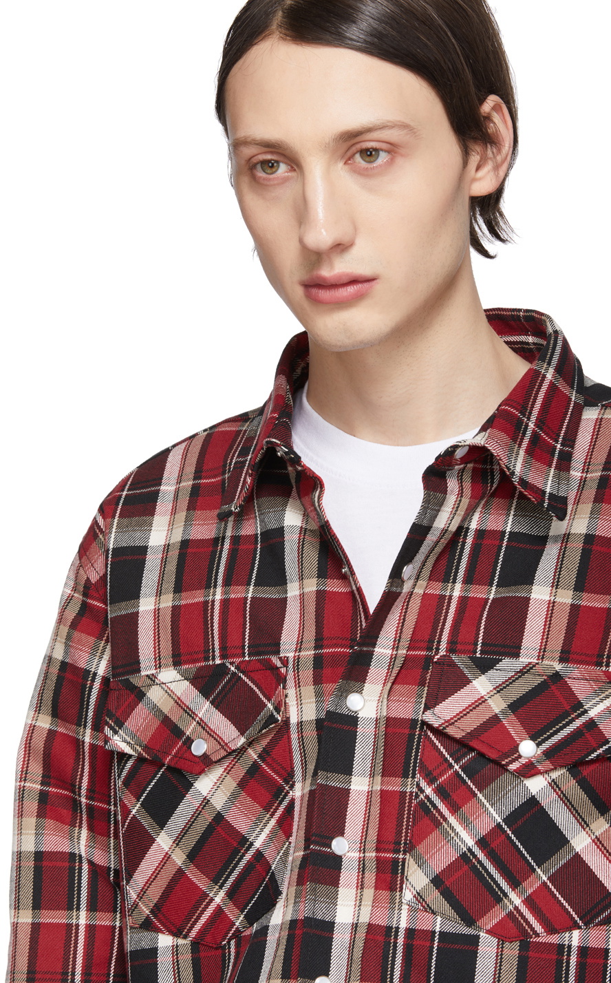 Noon Goons Red & White Plaid LBC Shirt