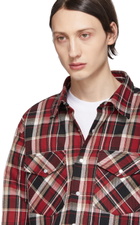 Noon Goons Red & White Plaid LBC Shirt