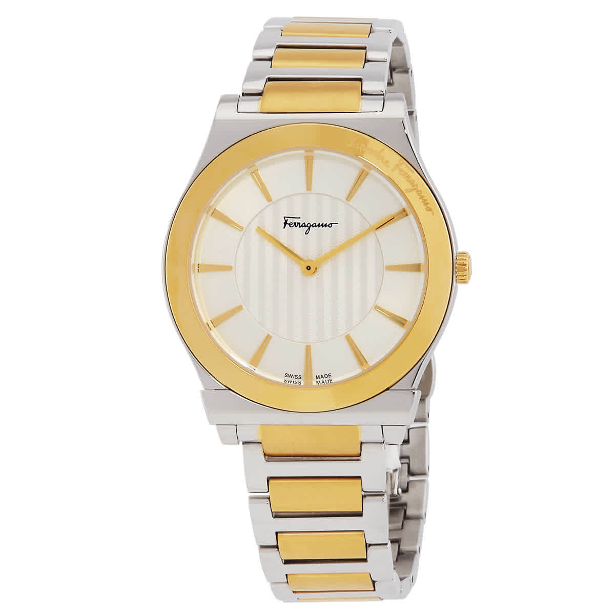 Ferragamo 1898 Slim Quartz Silver Dial Mens Watch SFPE00922  display picture 1
