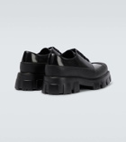 Prada Paneled leather Derby shoes