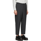 Comme des Garcons Homme Deux Grey Tropical Wool Trousers