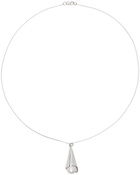 Sophie Buhai Silver Pearl Drop Pendant Necklace