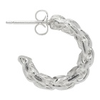 WWW.WILLSHOTT Silver Braided Chain Earring