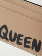 Alexander McQueen - Logo-Print Leather Cardholder