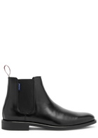 Paul Smith Cedric Glossed Leather Chelsea Boots Black