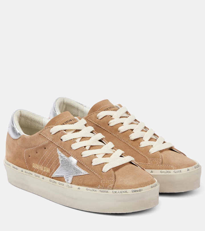 Photo: Golden Goose Hi-Star suede sneakers