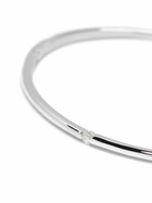 Persée 18kt White Gold Zeus Diamond Bangle Bracelet