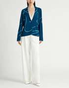 Majestic Filatures Womens Blazer Deep teal