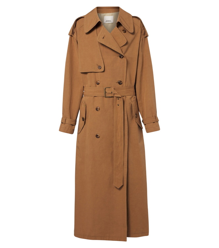 Photo: Isabel Marant Violette cotton and linen trench coat