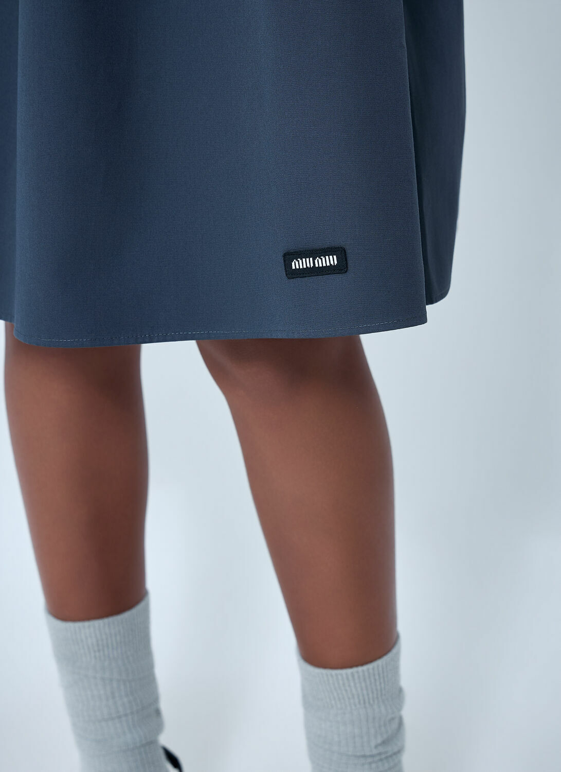 Miu Miu Elasticated Waist A-Line Skirt