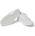 Moncler - Anakin Textured-Leather and Rubber Sneakers - White