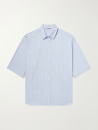 Acne Studios - Soffia Striped Cotton-Poplin Shirt - Blue