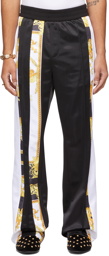 Versace Black Jersey Medusa Renaissance Lounge Pants