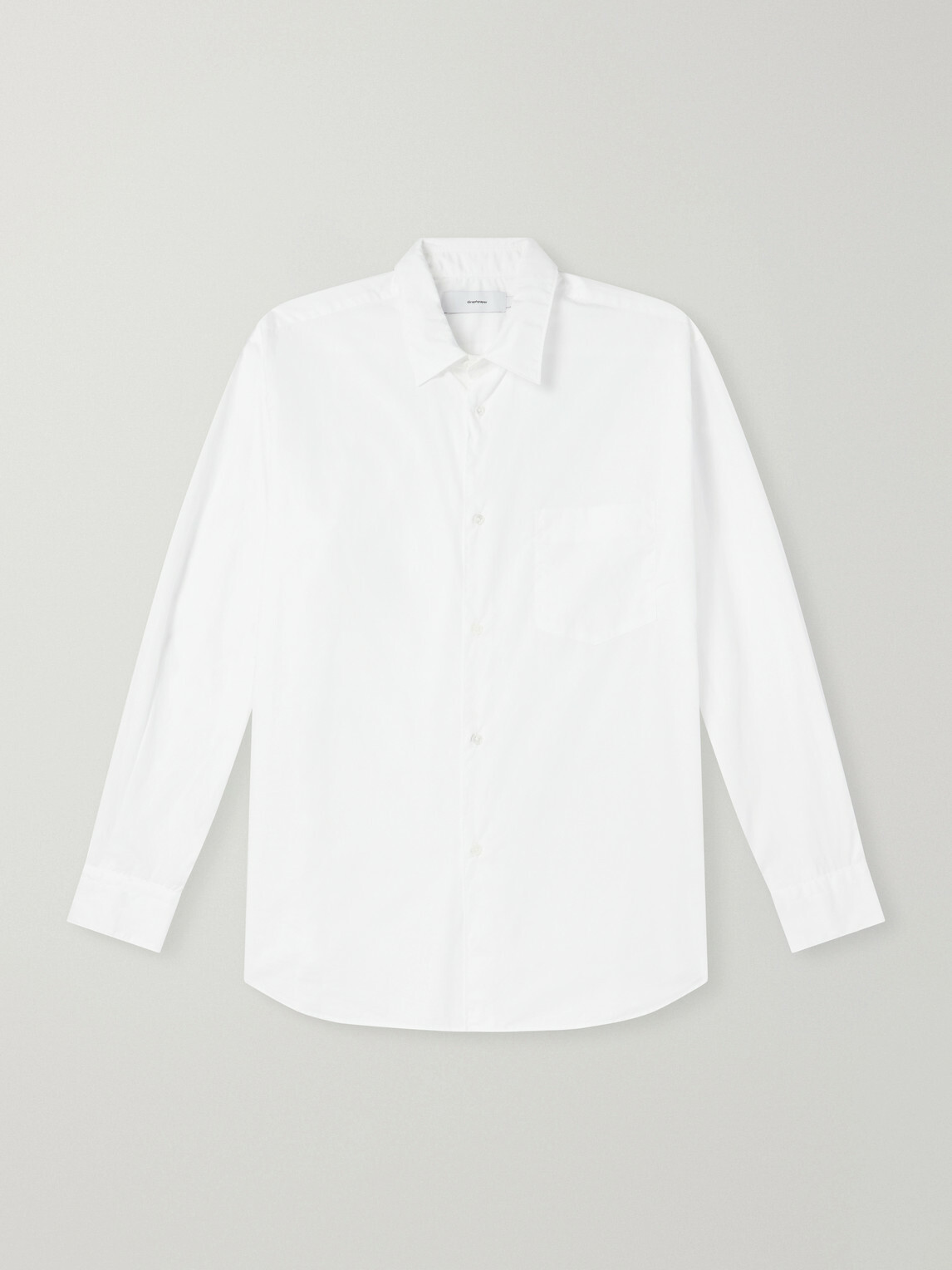 Graphpaper - Cotton-Poplin Shirt - White