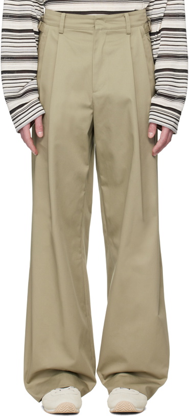 Photo: System SSENSE Exclusive Taupe Twill Trousers