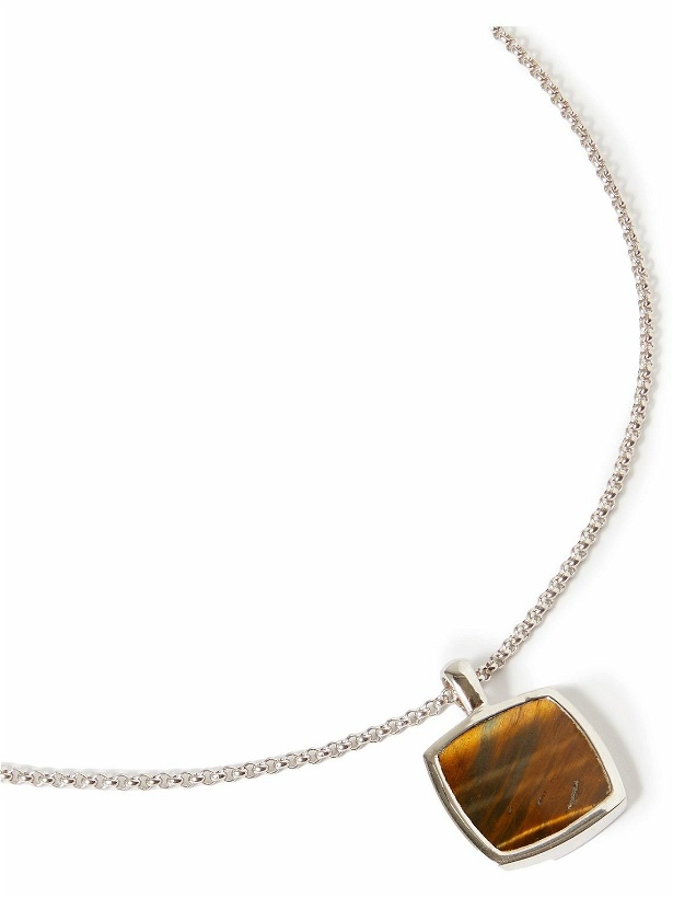 Photo: Tom Wood - Recycled Silver Tiger's Eye Pendant Necklace
