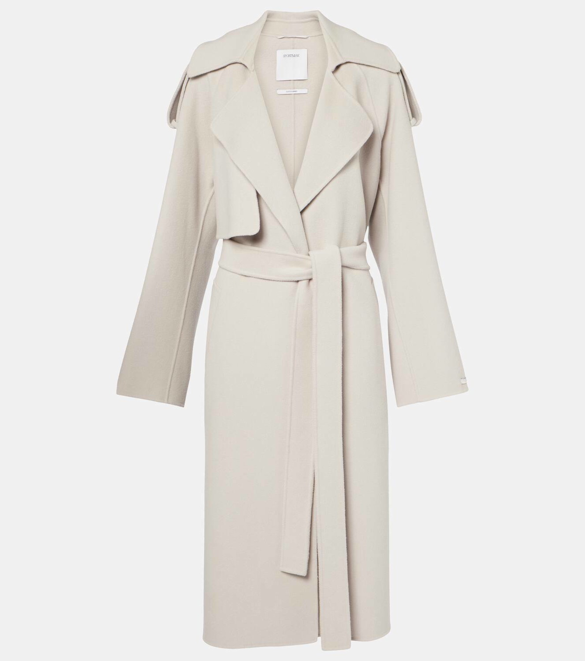 Sportmax Fiore belted wool coat