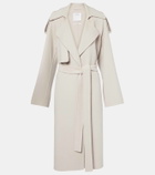 Sportmax Fiore belted wool coat