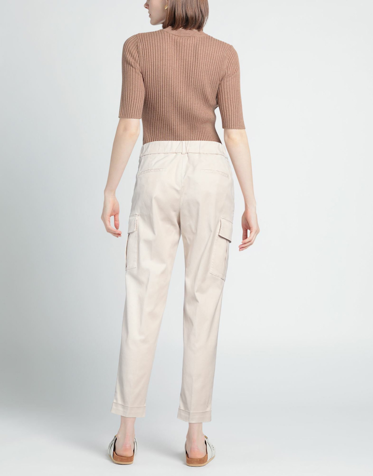 Peserico Womens Pants Cream