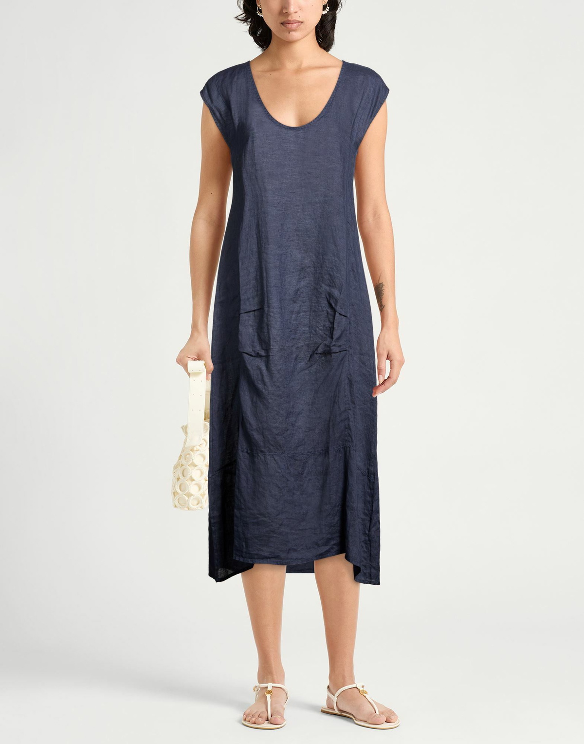 Crossley Womens Midi dress in Navy