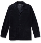 Beams Plus - Wool-Blend Corduroy Jacket - Men - Midnight blue