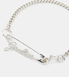 Jean Paul Gaultier Logo safety pin necklace