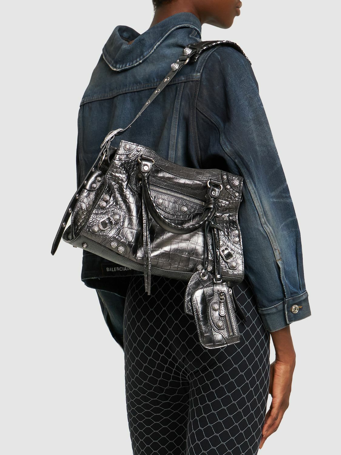 バッグ neo cagole city small handbag BALENCIAGA - Small Neo Cagole City Leather Bag Balenciaga