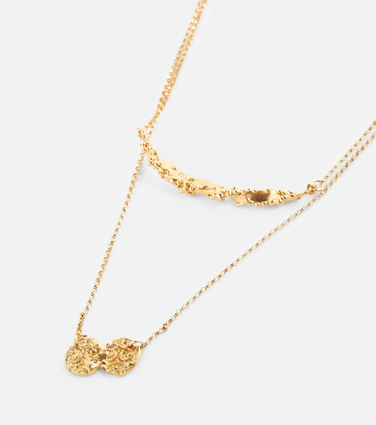 Alighieri 24kt gold-plated necklace