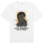 Comme des Garçons SHIRT Men's x Andy Warhol Muhammad Ali T-Shirt in White