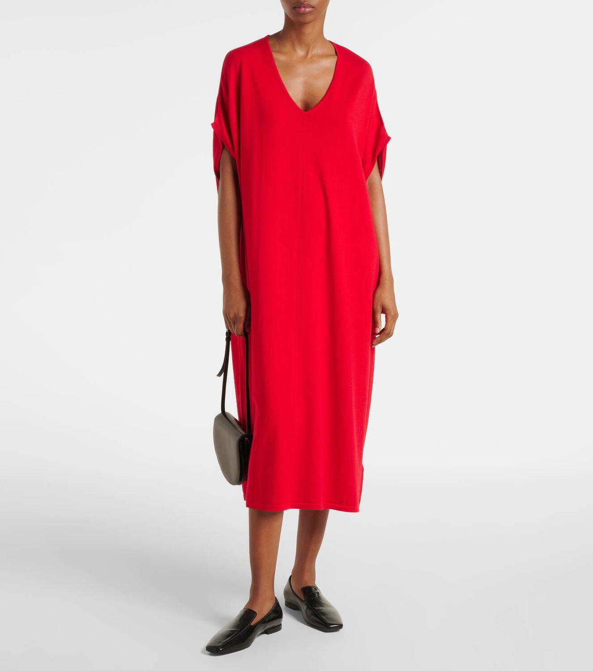 Jardin des Orangers Cotton, silk and cashmere maxi dress