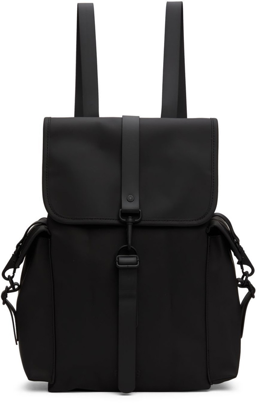 Photo: RAINS Black Rucksack Large Backpack