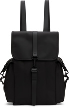 RAINS Black Rucksack Large Backpack