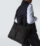 Kiton Leather-trimmed tote bag