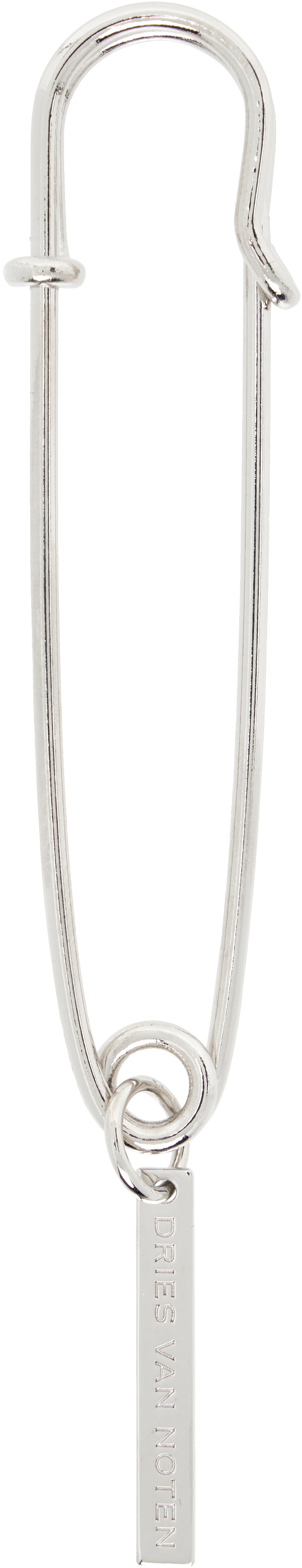 Dries Van Noten Silver O-Ring Keychain Dries Van Noten