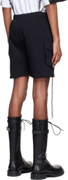 Youths in Balaclava SSENSE Exclusive Black Cotton Shorts