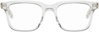 Garrett Leight Transparent Palladium Glasses