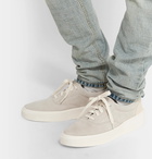 Fear of God - 101 Leather-Trimmed Suede Sneakers - Gray