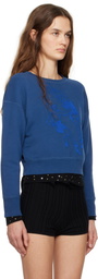 Bode Navy Hoop Sweatshirt