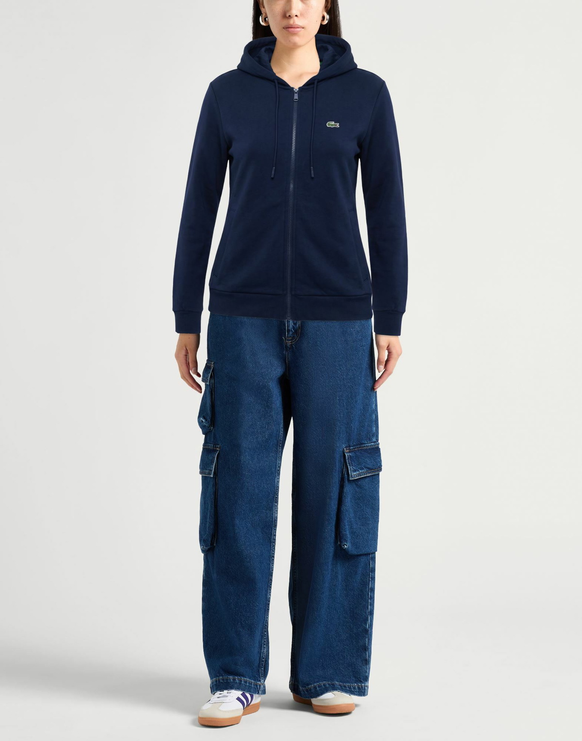 Lacoste Womens Sweatshirt in Navy