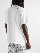 Aries - Temple Logo-Print Cotton-Jersey T-Shirt - White