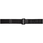 Burberry Black Double D Ring Belt