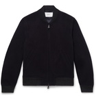 Mr P. - Wool-Blend Bomber Jacket - Blue