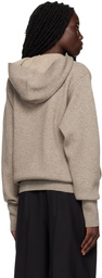 The Row Taupe Jaspar Hoodie