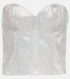 Costarellos Embellished bustier top