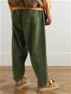 Universal Works - Straight-Leg Wool-Corduroy Drawstring Trousers - Green