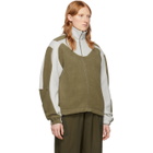 GmbH Khaki Fleece Two-Tone Ercan Jacket